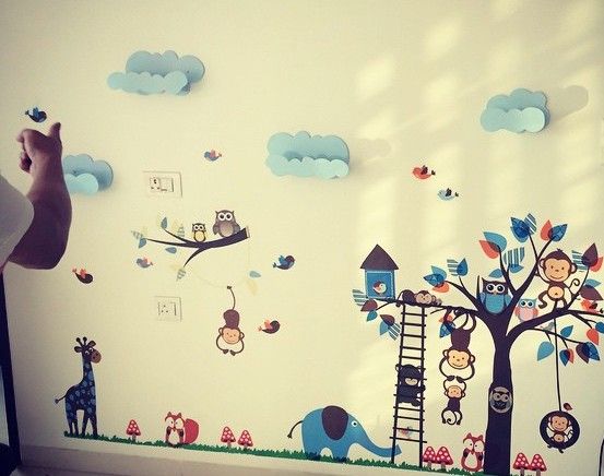 Alanzo Lake Bulut Montessori Duvar Rafı