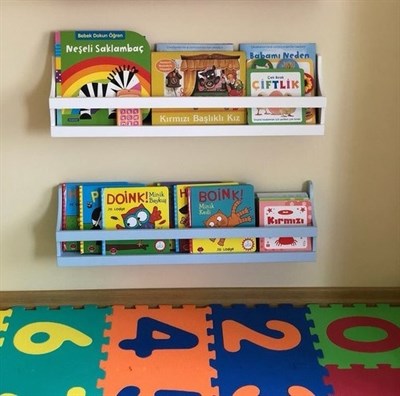 İkili Linar Lake Montessori Kitaplık Raf