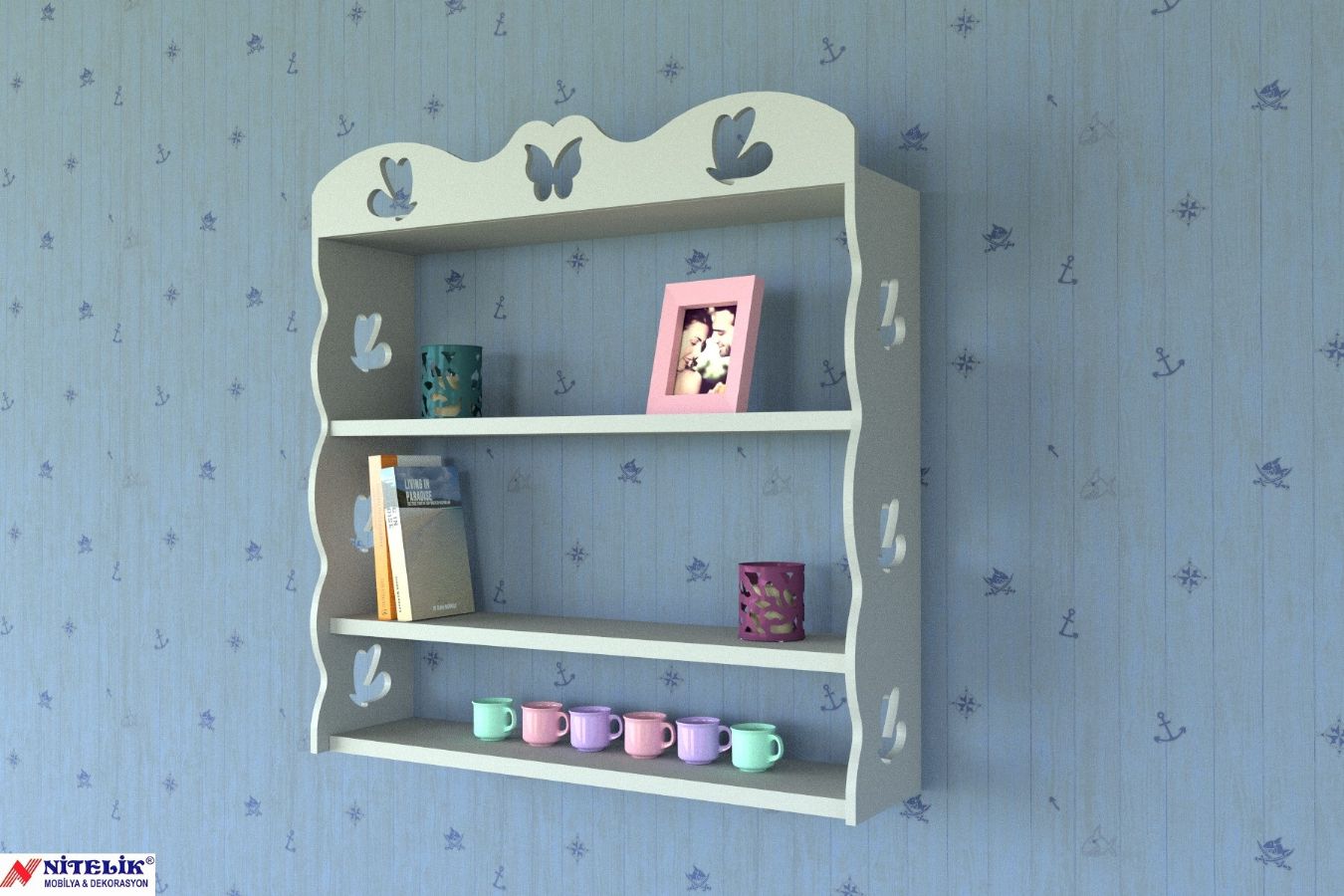 Kelebek Lake Mutfak Rafı Terek