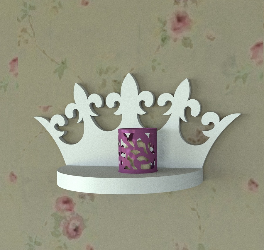 Taç Lake Duvar Rafı