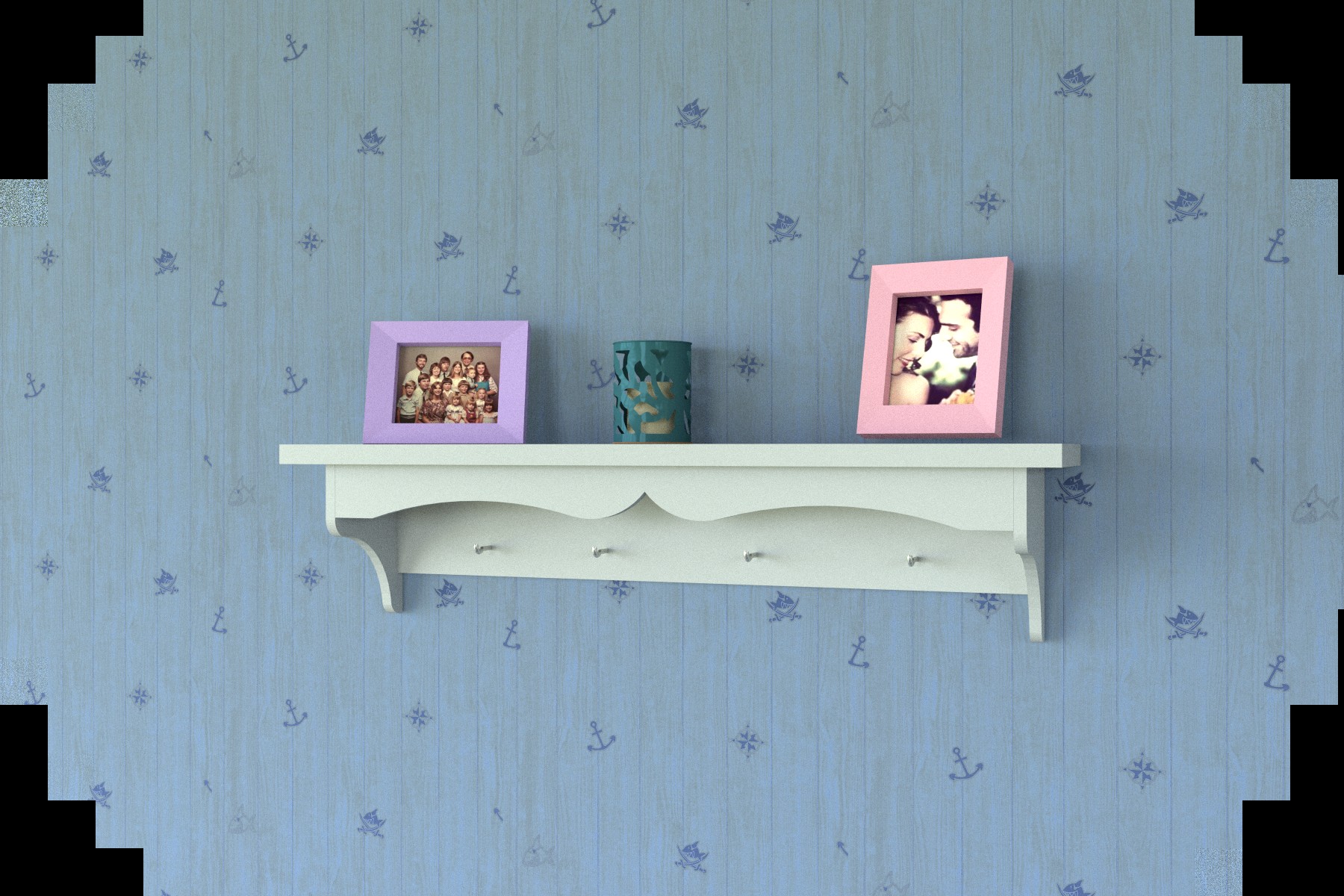 Tilda Mdf Lake Duvar - Mutfak Rafı- Askılık